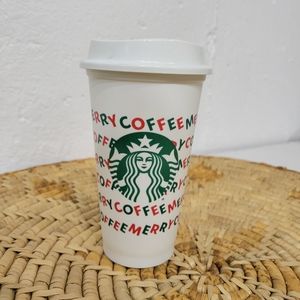 Starbucks 2013 Merry Coffee Holiday Christmas 16 oz Tumblr